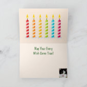 キャットリスおもしろい誕生日 カード (内部)