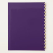 キャットリップ(幻覚体験)のようなクサイケデリックポップ・アートのアート プランナー手帳 (裏面)