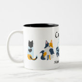 キャットリーシ、猫の母 ツートーンマグカップ (左)