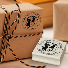 キャットレイベンカボチャハッピーハローウィン ラバースタンプ