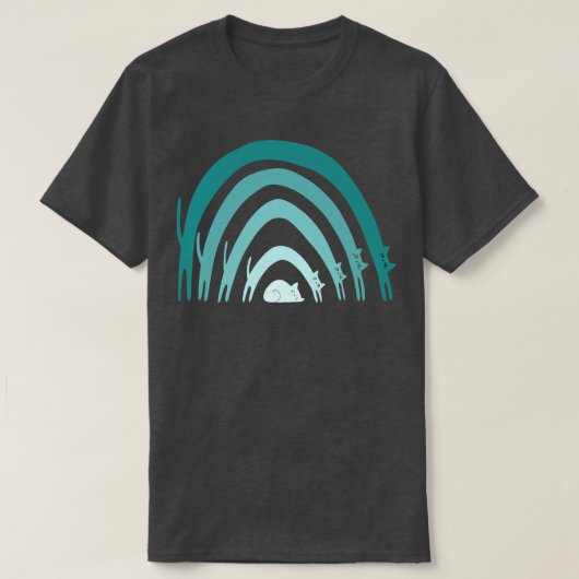 キャットレインボーズブルース Tシャツ (デザイン正面)
