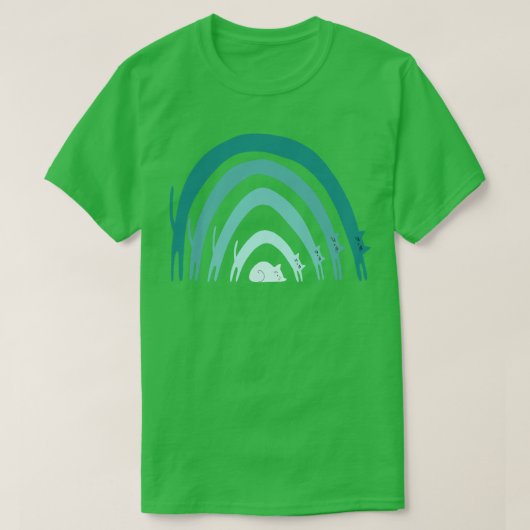 キャットレインボーズブルース Tシャツ (デザイン正面)