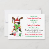 キャットレスキュークリスマスオープンハウス 招待状 (正面)