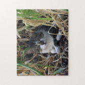 キャットレストインブッシュズパズル ジグソーパズル (縦)