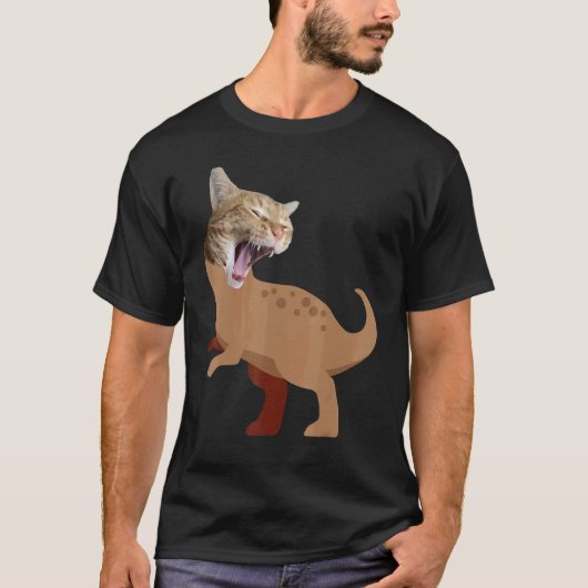 キャットレックスディノ3 Tシャツ (正面)