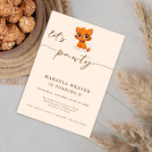 キャットレッツポーティあなたは私を誕生日 招待状