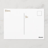 「キャットレディの休息」 ポストカード (裏面)