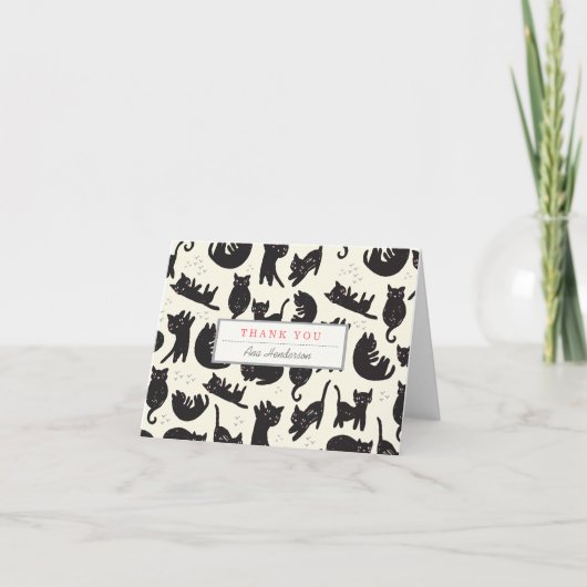 キャットレディサンキューカード サンキューカード (正面)