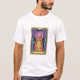 キャットレディタロット、神秘的な猫、クイーンキャット、 Tシャツ