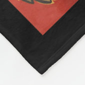 キャットレディーカマラレチャットノワールおもしろい投票 フリースブランケット (角)