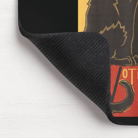 キャットレディーカマラレチャットノワールおもしろい投票 マウスパッド (コーナー)