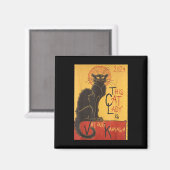 キャットレディーカマラレチャットノワールおもしろい投票 マグネット (正面/裏面)