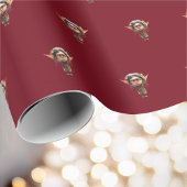 キャットレディークリスマス小妖精や小人ラッピング紙 ラッピングペーパー