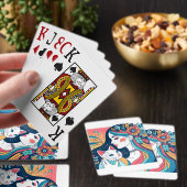 キャットレディーグラフィックイラストレーション トランプ