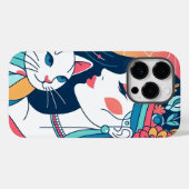 キャットレディーグラフィックイラストレーション Case-Mate iPhoneケース (裏面 (横))
