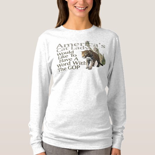 キャットレディージャガーカマラTシャツ Tシャツ (正面)