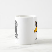 キャットレディースカマラ | ハリスワルツ2024ブルー コーヒーマグカップ (中央)