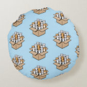 キャットレディースターターキット枕 ラウンドクッション (裏面)