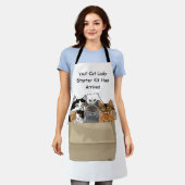 キャットレディースターターキット エプロン (着用した状態)