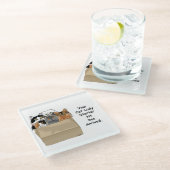 キャットレディースターターキット ガラスコースター (アングル)