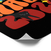 キャットレディースフォーおもしろいカマラキャット2024社長カム ポスター (角)