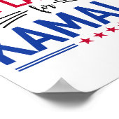 キャットレディースフォーおもしろいカマラキャット2024社長カム ポスター (角)