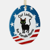 キャットレディースフォーカマラデザイン セラミックオーナメント (右)