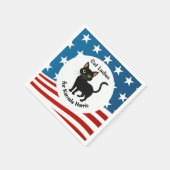 キャットレディースフォーカマラハリスデザイン スタンダードカクテルナプキン (角)