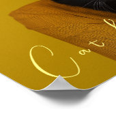 キャットレディースフォーカマラファインアート ポスター (角)