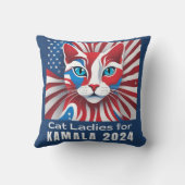 キャットレディースフォーカマラ2024民主党員 クッション (裏面)
