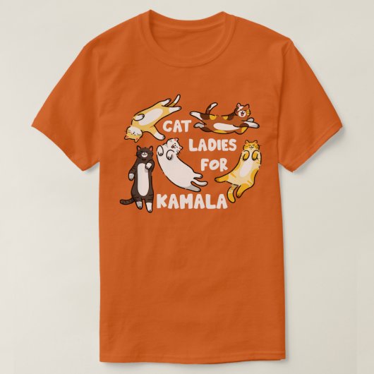 キャットレディースフォーカマラ7 Tシャツ (デザイン正面)