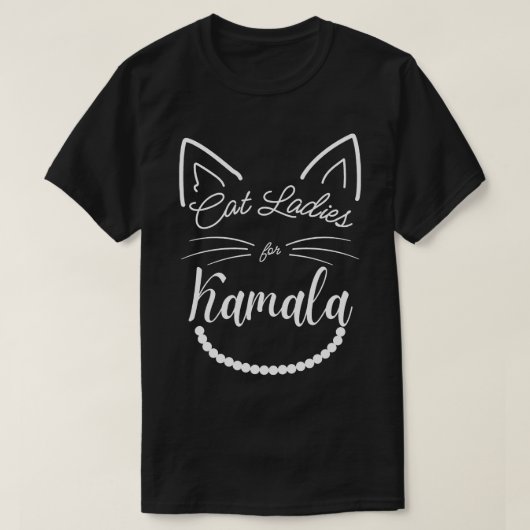 キャットレディースフォーカマラW Tシャツ (デザイン正面)