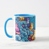 キャットレディースフォー・カマラハリスマグ マグカップ (左)