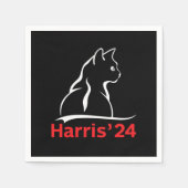 キャットレディースforカマラキャット2024社長カマララ スタンダードカクテルナプキン (正面)