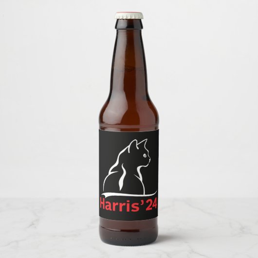 キャットレディースforカマラキャット2024社長カマララ ビールラベル (正面)