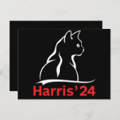 キャットレディースforカマラキャット2024社長カマララ ポストカード (正面/裏面)