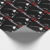 キャットレディースfor Kamala おもしろい Cat 2024社長 ラッピングペーパー (角)