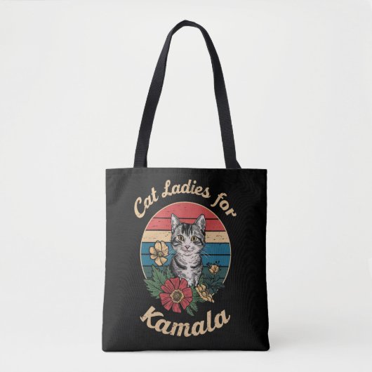 キャットレディースFor Kamala (4) トートバッグ (正面)