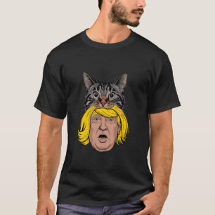 キャットレディースKamala Harris Donald Trump 2024 Sar Tシャツ