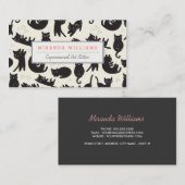 キャットレディービジネスカード 名刺 (正面/裏面)