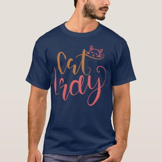 キャットレディーファミリー Tシャツ (正面)