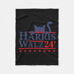 キャットレディーフォーカマラハリスティムWAlzheimer 2024 フリースブランケット