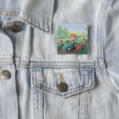 キャットレディーロードラリーボタン 缶バッジ (インサイチュ)