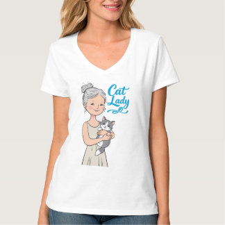 キャットレディー Tシャツ