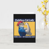 キャットレディ戻らないカマラハリス2024 カード (黄色い花)