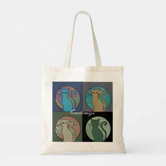 キャットレディ数々のーキャッツ座ってサンダーコーブ トートバッグ (裏面)