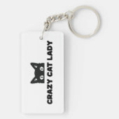 キャットレディ熱狂するーアクリルキーチェーン キーホルダー (裏面)