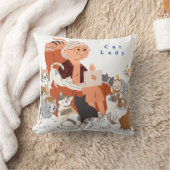 キャットレディ クッション (ブランケット)