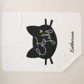 キャットレディ シェルパブランケット (正面(横))