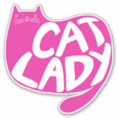 キャットレディ シール (正面)